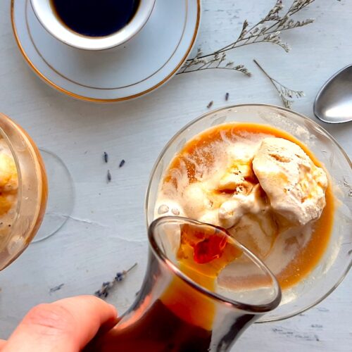 Tea Affogato  A Baker's House